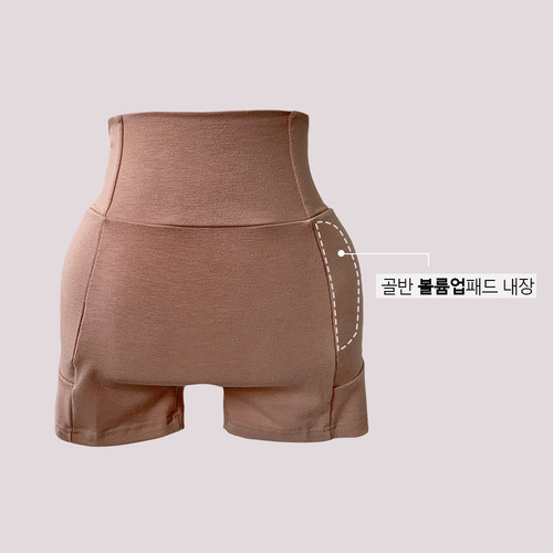 에스라인 골반뽕 골반보정 패드 보정속옷 레깅스 (2 Color)