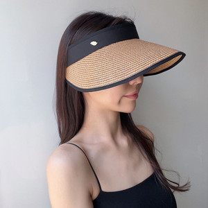 햇빛 자외선 차단 챙넓은 지사 바캉스 비치 썬캡 모자 (4 Color)