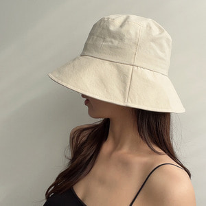여름 햇빛 자외선 차단 린넨 모자 벙거지 버킷햇 (3 Color)